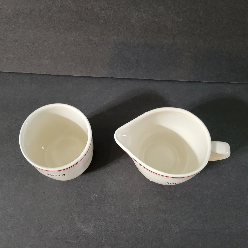 Rae Dunn Artisan Collection Cream and Sugar